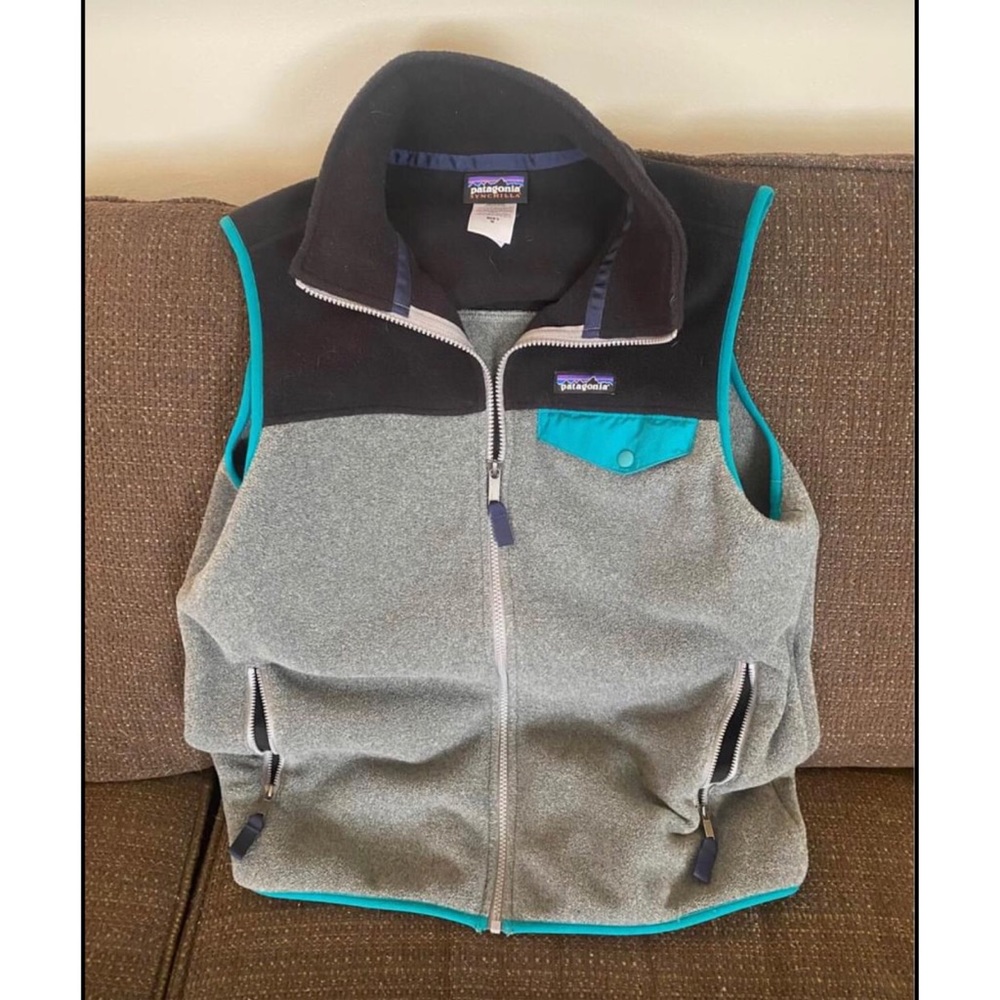 MEN’S PATAGONIA SYNCHILLA SNAP T VEST!!!